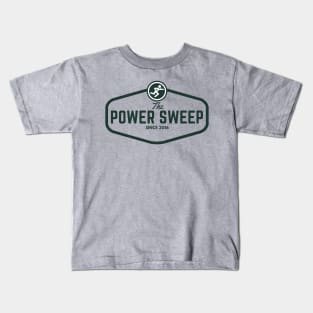 The Power Sweep - Established 2016 Kids T-Shirt